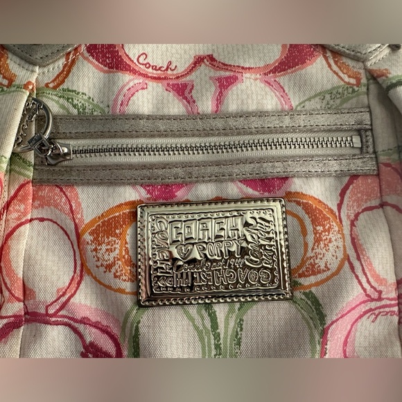 Coach Multicolor Signature Tote Bag Poppy - Picture 2 of 14